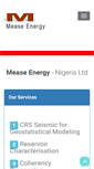 Mobile Screenshot of mease-energy.com